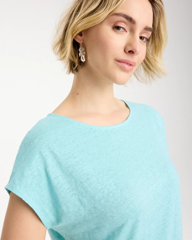 Linen Dolman Tee - image 4
